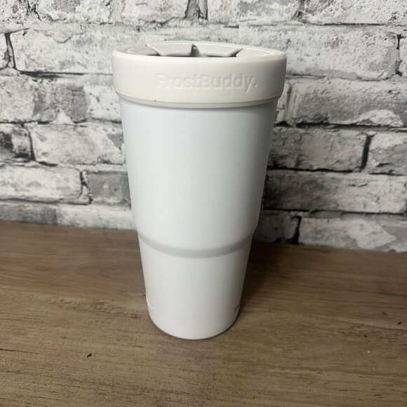 NWOT FrostBuddy Universal Cup Insulator To Go Buddy ONE SIZE (White) 12-32oz - Picture 2 of 10